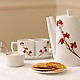 Two for Two Teapot Set by Marla Dawn with cookies