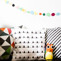Pennants Pillow Cover by Little Studio 5