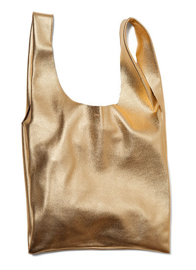 Leather Baggu Bag 11