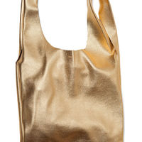 Leather Baggu Bag 11