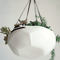 Pigeon Toe Ceramics Faceted Hanging Tray-3