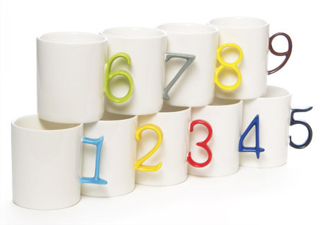 Number Mugs 4