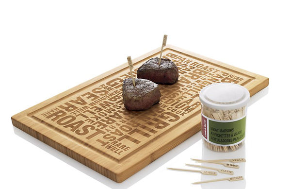 Etched Bamboo BBQ Board on Wantist