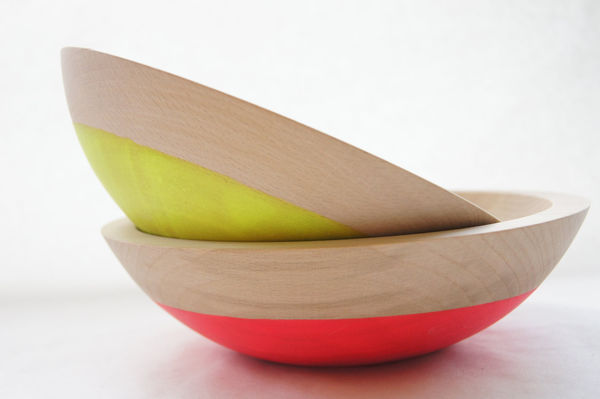 Neon Salad Bowls by Wind & Willow Home – Set of 2 4
