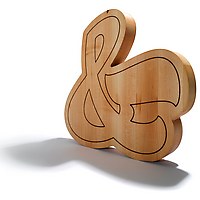 Large Ampersand Cutting Board by House Industries