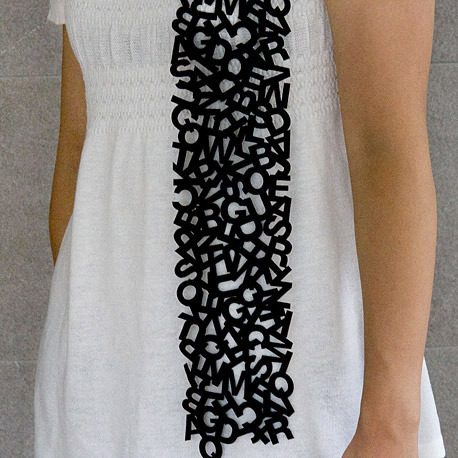 Veer_uppercase_scarf_black_on_white_dress-sixhundred