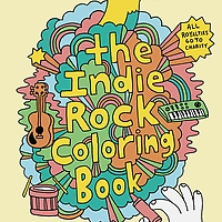 Indie Rock Coloring Book cover