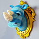 Crocheted Faux Taxidermy by Manafka Mina 1