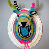 Crocheted Faux Taxidermy by Manafka Mina 3