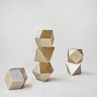 Polyhedron Brass Paperweight 1