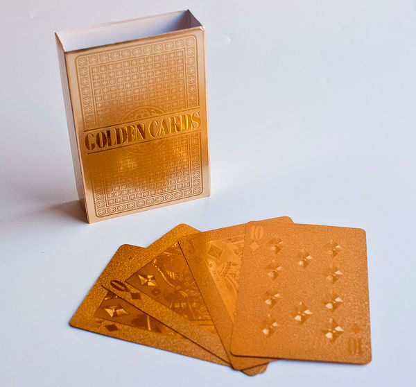 Gold Playing Cards 12