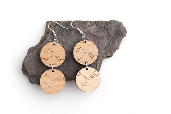 Mountain Reflections Earrings 1