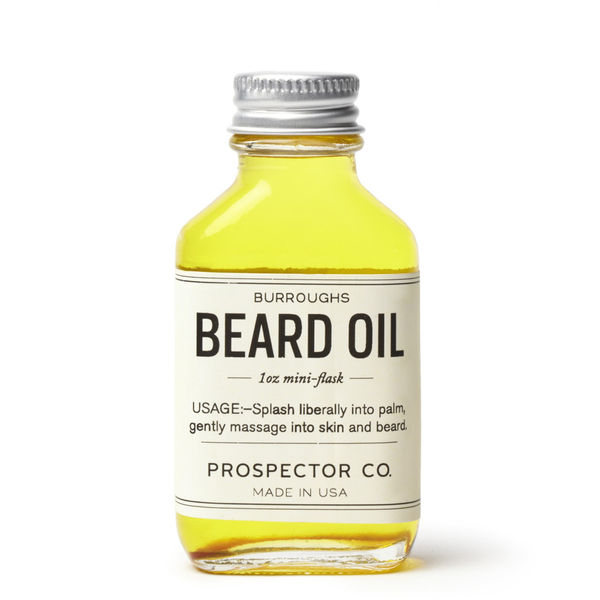 Prospector Co. Burroughs Beard Oil on Wantist