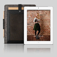 Wool &amp; Leather iPad Case by Ostfold 5
