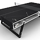 Chalk Ping Pong Table with chalk drawing