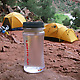 LightCap 300 Solar-Powered Lantern and Water Bottle daytime camping