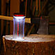LightCap 300 Solar-Powered Lantern and Water Bottle with axe