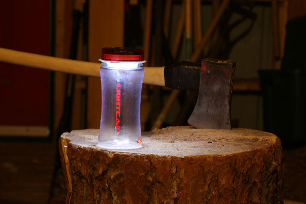 Lightcap_300_solar-powered_lantern_and_water_bottle_with_axe-sixhundred