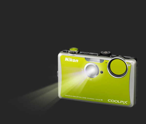 Nikon Coolpix S1100pj 14 MP Digital Camera with Built-in Projector beam
