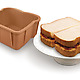 Cakewich Baking Pan with peanut butter and jelly sandwich cake