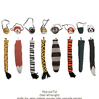 Oeuf Mask and Tail Set
