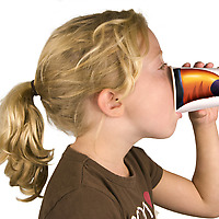 Girl with Toucan Fred Pick Your Nose Party Animal Cup
