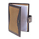 Filson Leather and Twill Photo Brag Book open