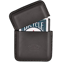 Filson Leather Playing Card Case open