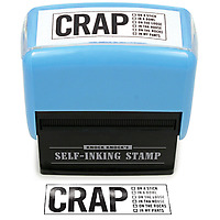 Knock Knock's Self-Inking Crap Stamp