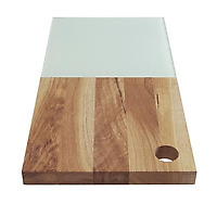 Sagaform Edge Oak Bread Board with Glas