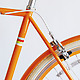 Public Orange D3 Bicycle frame detail