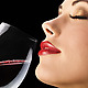 Vinturi Red Wine Aerator with woman modeling Finish